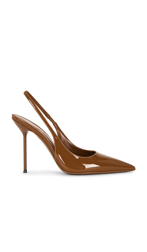Paris Texas Lidia Slingback Pump in Brown. - size 37 (also in 38, 39, 40)