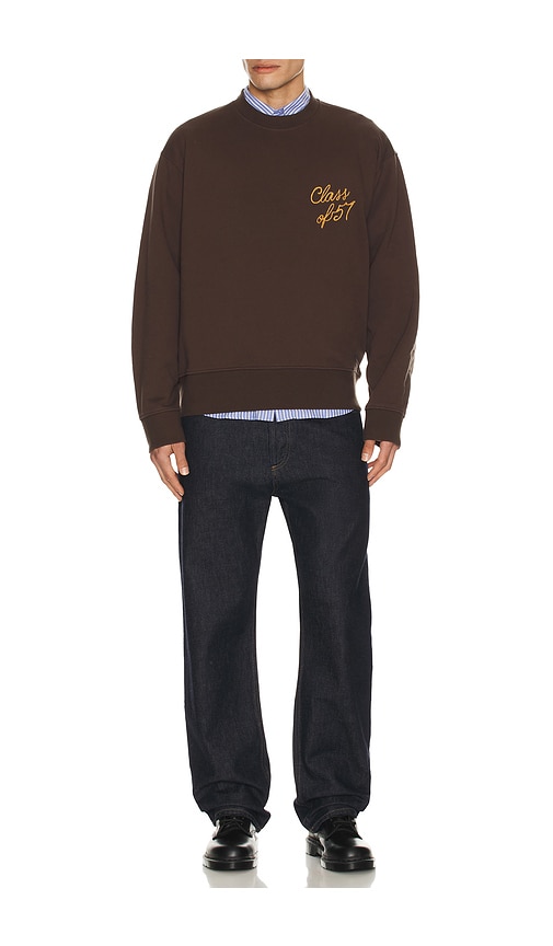  President's Sweatshirt Class In Brown. Größe S. Also In M, L. 