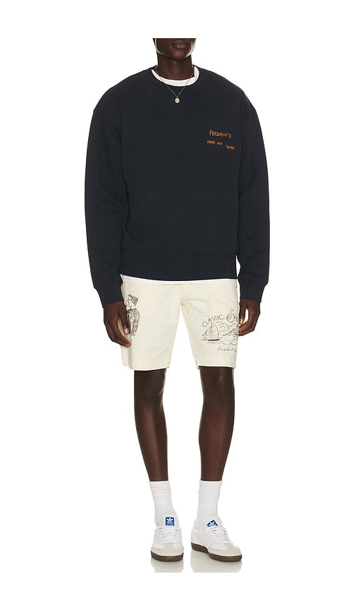  President's Sweatshirt Champion Canoe In Navy. Größe S. Also In M, L, Xl/1x. 