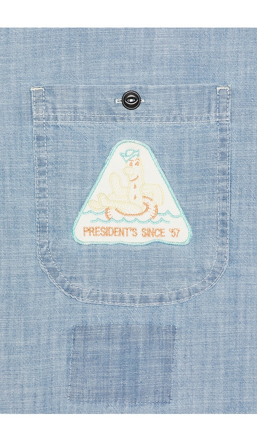  President's Hemd Kansas In Blue. Größe S. Also In M. 