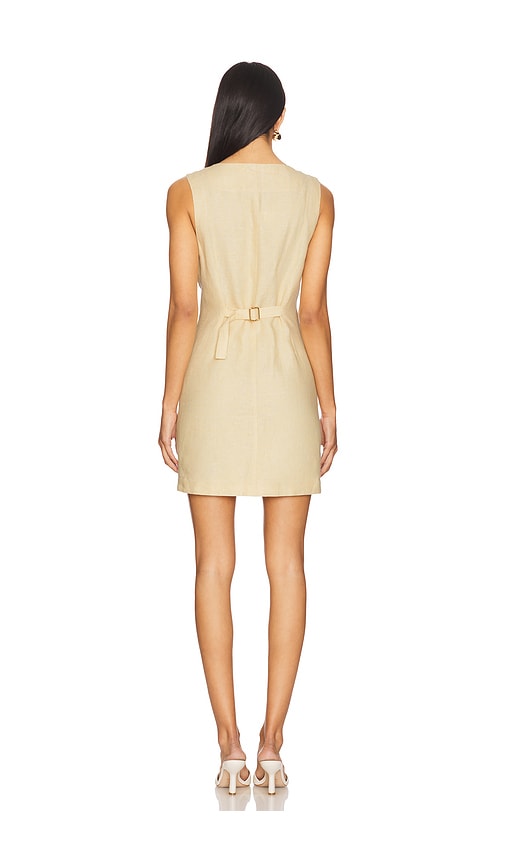  Posse Emma Button Down Mini Dress In Tan. Size M. Also In L. 
