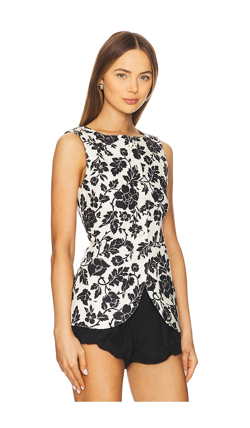 Shop Posse Romeo Vest In Bone & Black