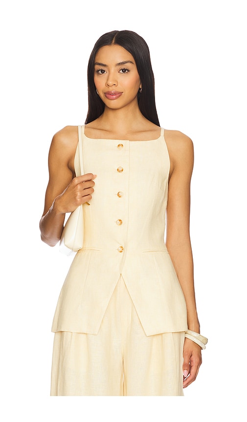 Nancy Gilet in Lemon. - size XS (also in L, M, S)