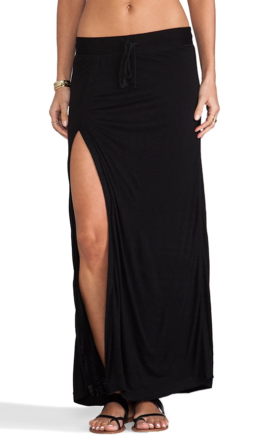 Feature High Slit Skirt