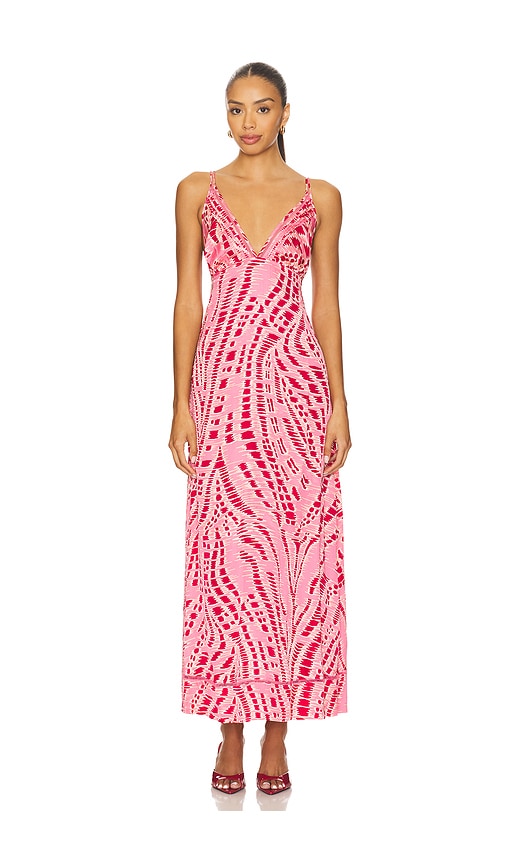 Cassandra Long Dress in Pink. - size L (also in M, XS) - Poupette St Barth - Modalova