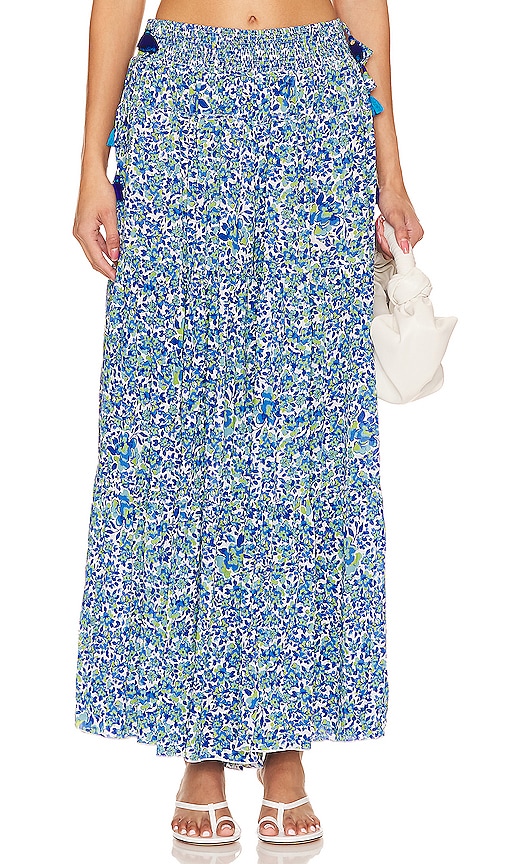 Poupette St Barth Soledad Pant in Net Blue