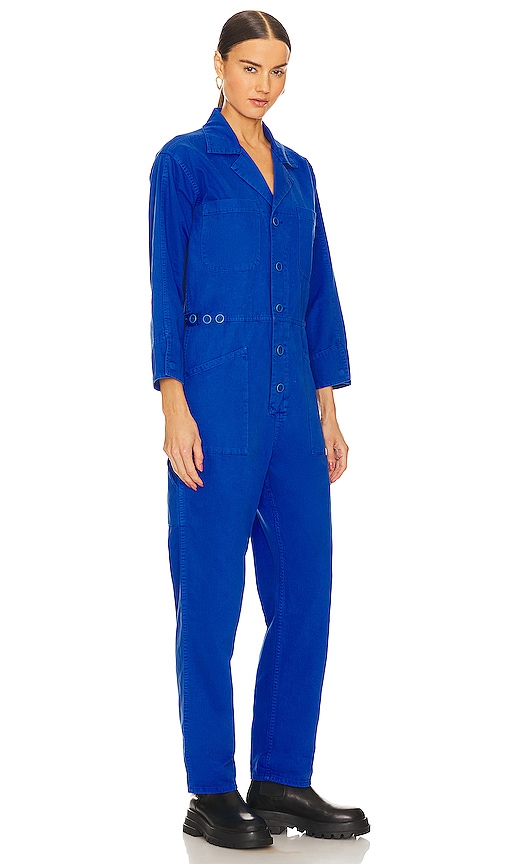 Shop Pistola Tanner Long Sleeve Field Suit In Blue