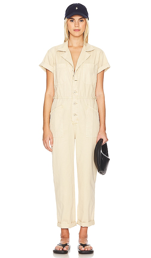 PISTOLA Grover Jumpsuit in Champagne