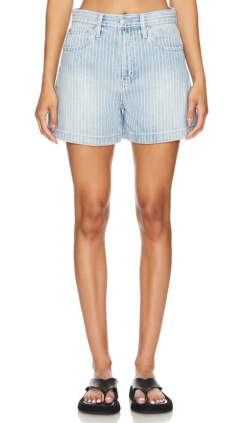 Shop Pistola Saige Shorts In Canopy Stripe