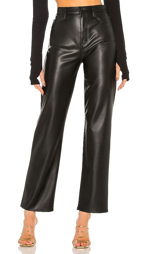 X REVOLVE Cassie Super High Straight Pant in Black. Revolve Women Clothing Pants Straight Leg Pants 