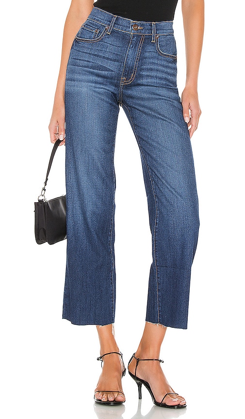 Cher High Rise Wide Leg Cropped