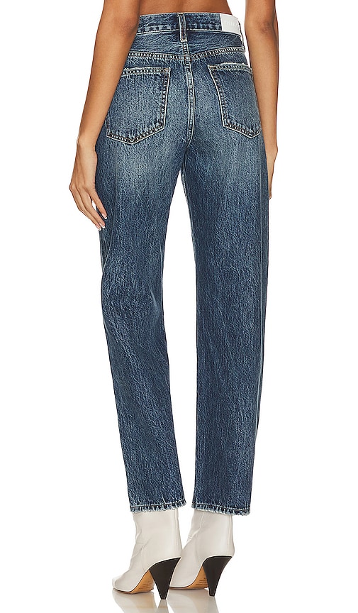  Pistola Lexi Mid Rise Relaxed Straight Jeans In Denim-dark. Size 26. Also In 24, 25, 27, 28, 29, 30. 