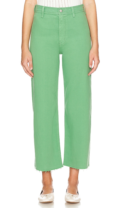 ★PARTIMENTO★ Nylon Curved Piping Wide Pants Avocado PISTOLA Penny Crop Wide Leg in Avocado | REVOLVE