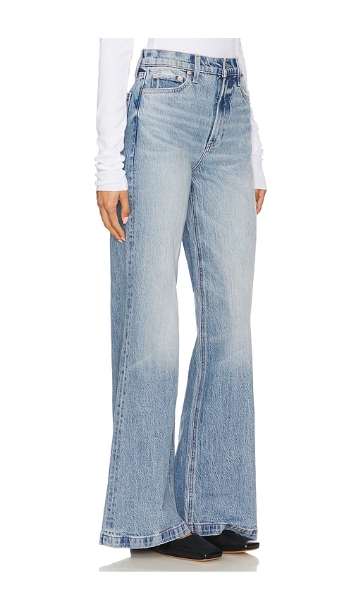 Pistola Petite Lana Ultra High Rise Wide Leg In Blue