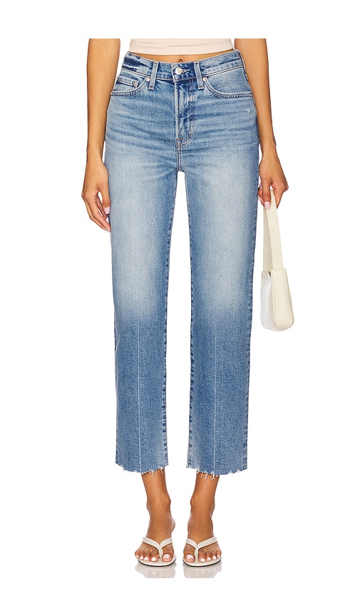 Charlie High Rise Classic Straight in Blue. - size 33 (also in 23, 25, 26, 27, 28, 29, 30)