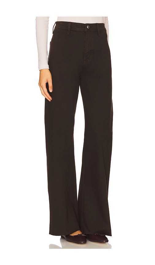 Pistola Penny High Rise Wide Leg Crop Jeans In Brown