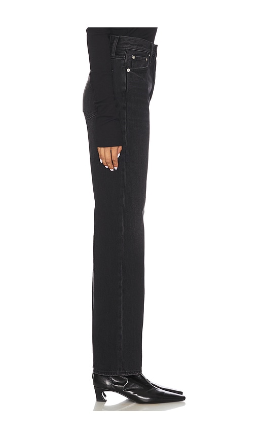  Pistola Cassie Petite Super High Rise Straight Jeans In Black. Size 25p. Also In 26p, 29p, 30p, 32p, 33p. 