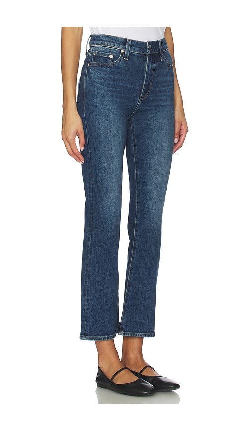 Pistola Lennon High Rise Crop Boot Jeans In Red