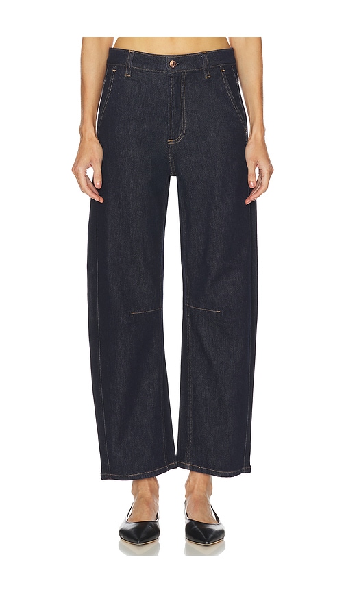 Pistola Beau Seamed Horseshoe Jeans In Black