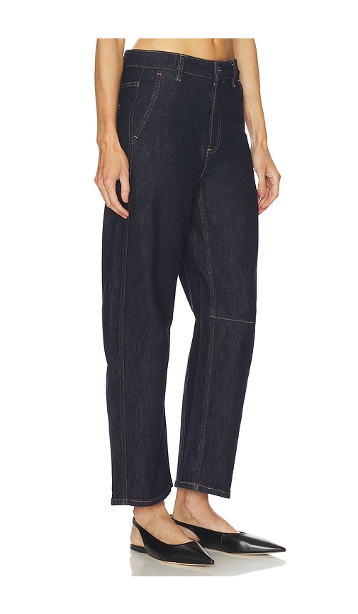 Pistola Beau Seamed Horseshoe Jeans In Black