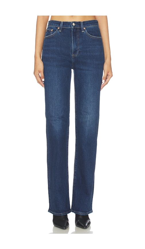 Pistola Evie High Rise Slim Boot Jeans In Blue