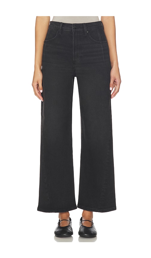 Pistola Kyra Ankle High Rise Bowed Jeans In Black