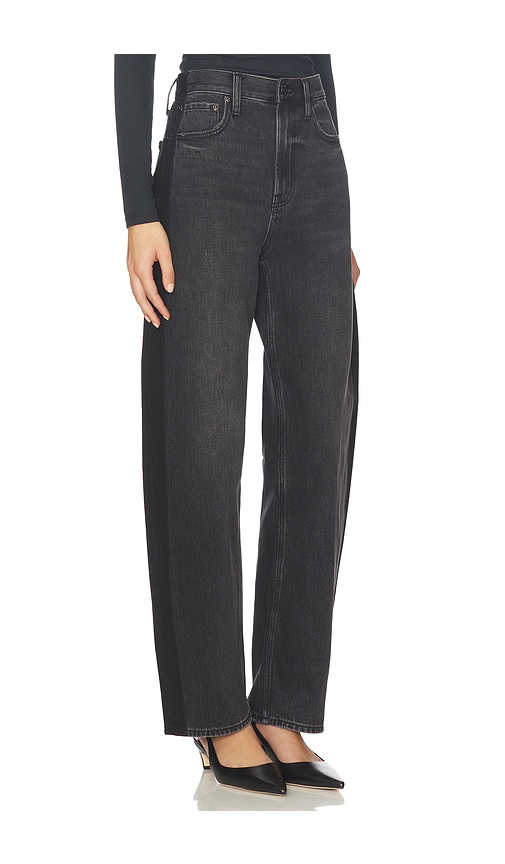 Pistola Wes High Rise Barrel Jeans In Brown