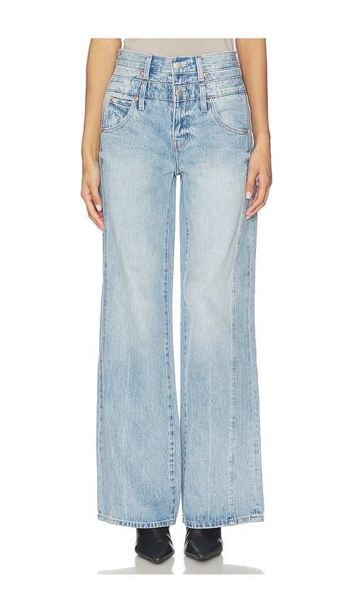 PISTOLA Caleb High Rise Stacked Wide Jeans
