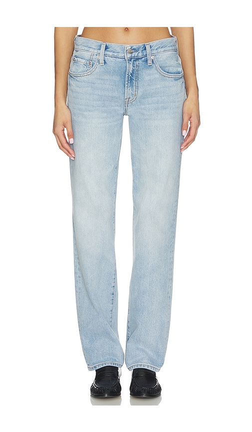 PISTOLA Issa Mid Rise Relaxed Straight Jeans