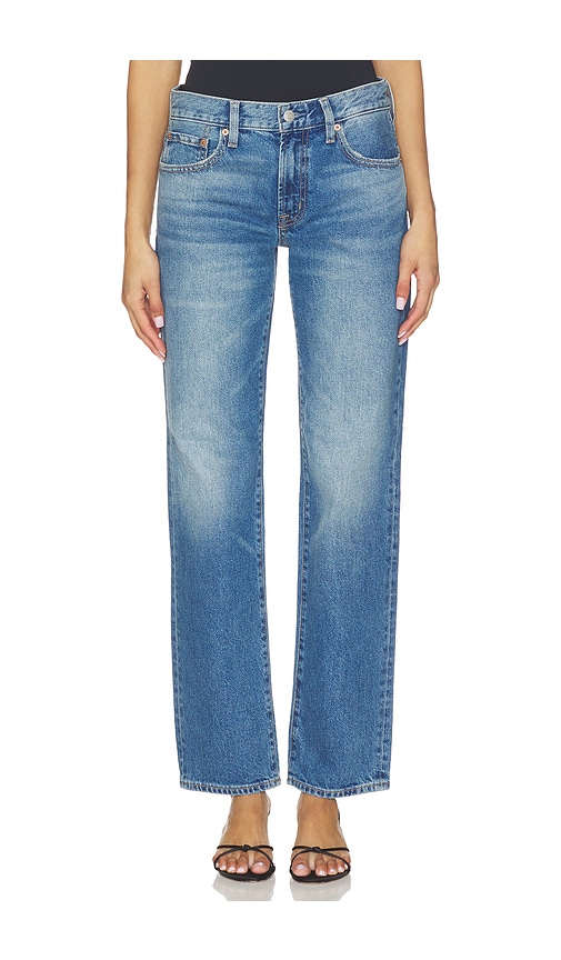 PISTOLA Issa Mid Rise Relaxed Straight Jeans
