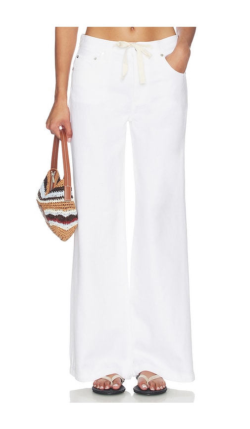 PISTOLA Jadyn Low Slung Palazzo Jeans With Drawcord