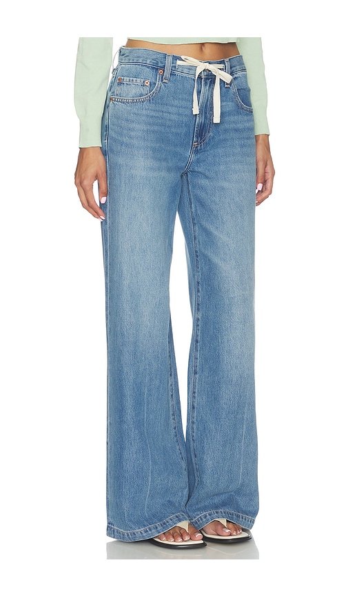  Pistola Jeans Con Cordón De Ajuste Jadyn En Color Azul Talla 23  (también En 24, 25, 26, 27, 28, 29, 30, 31, 32). 