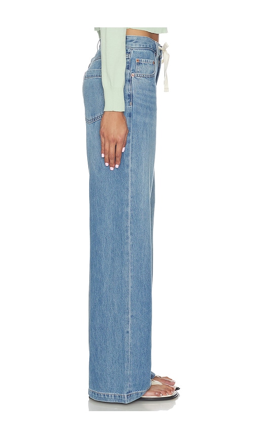  Pistola Jeans Con Cordón De Ajuste Jadyn En Color Azul Talla 23  (también En 24, 25, 26, 27, 28, 29, 30, 31, 32). 