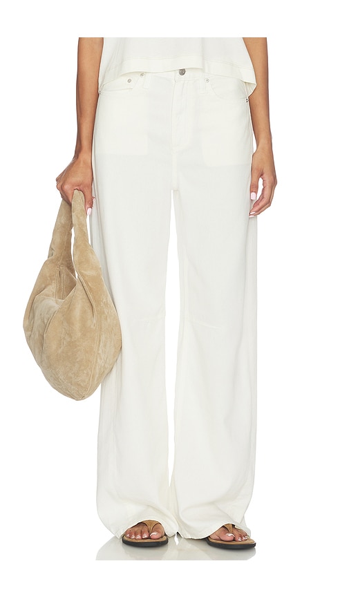 PISTOLA Sydney High Rise Bowed Wide Jeans