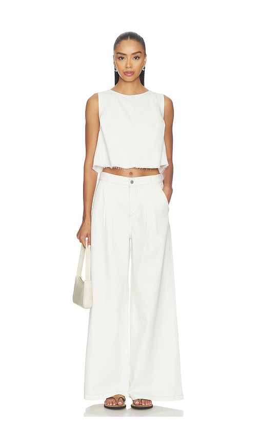 PISTOLA Delphine Pleated Wide Leg Jeans | Thumbnail 5
