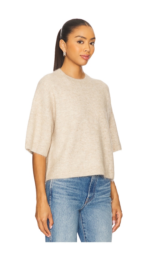Pistola Shiloh Boxy Crewneck Sweater In Blue