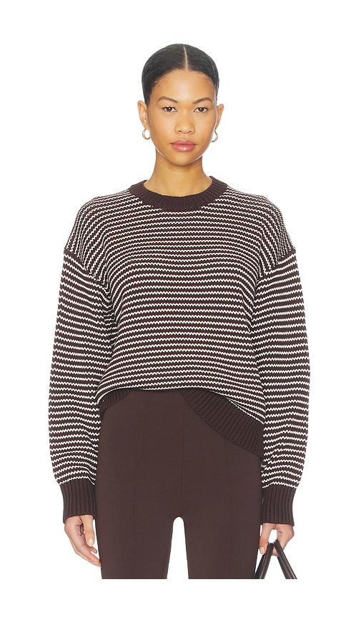 Pistola Aura Crew Neck Sweater In Brown