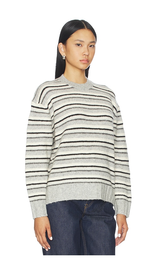 Pistola Hanna Variegated Stripe Sweater In White