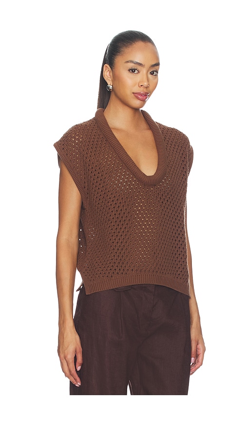 PISTOLA Beck Open Knit Cropped Sweater | Thumbnail 2 PISTOLA Beck Open Knit Cropped Sweater | Thumbnail 2