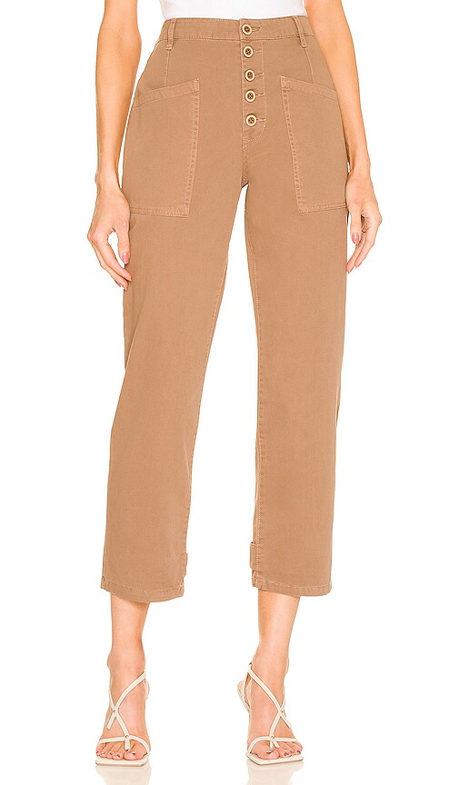 PISTOLA Tammy High Rise Trouser in Oak