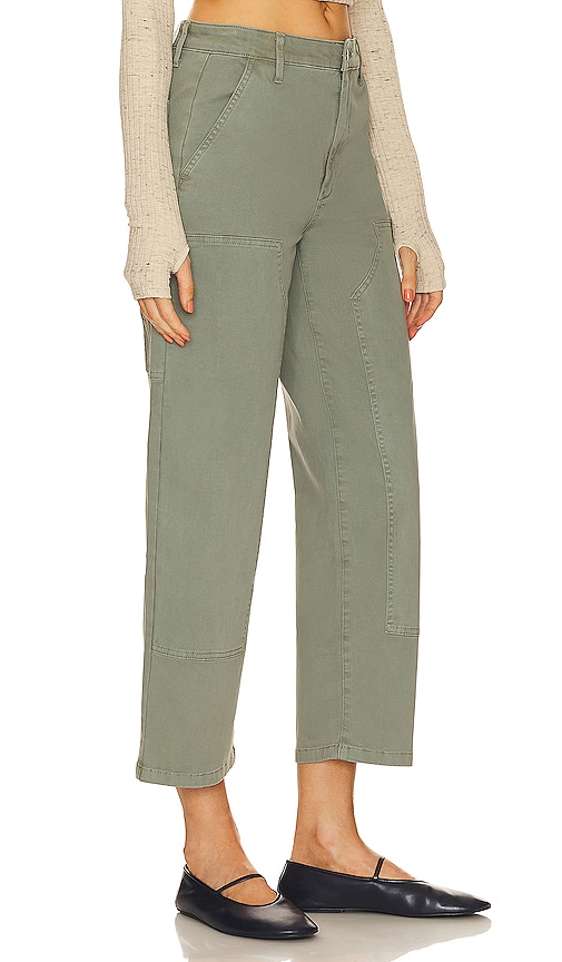 Shop Pistola Ashton Straight Leg Utility Pant In Wild Fern