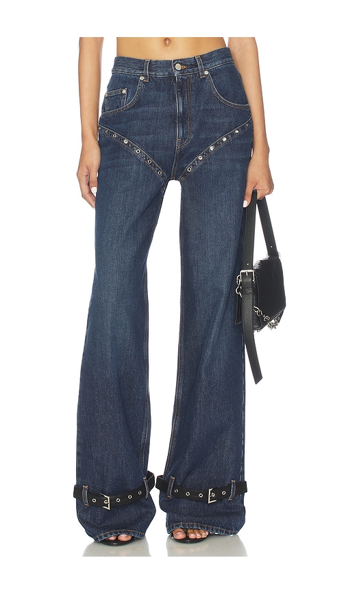 Palmatic Studio Cory Extra Straight Leg In Blue