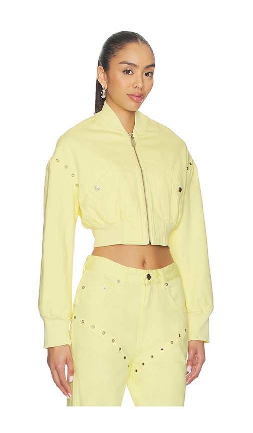  Palmatic Studio Jacke Rebelni Denim In Yellow. Größe S. Also In M, L. 