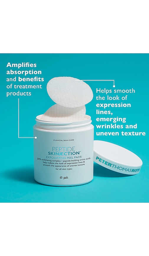 Shop Peter Thomas Roth Peptide Skinjection Exfoliating Peel Pads In Beauty: Na