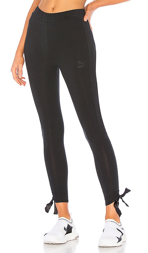 Puma Bow Legging in Cotton Black