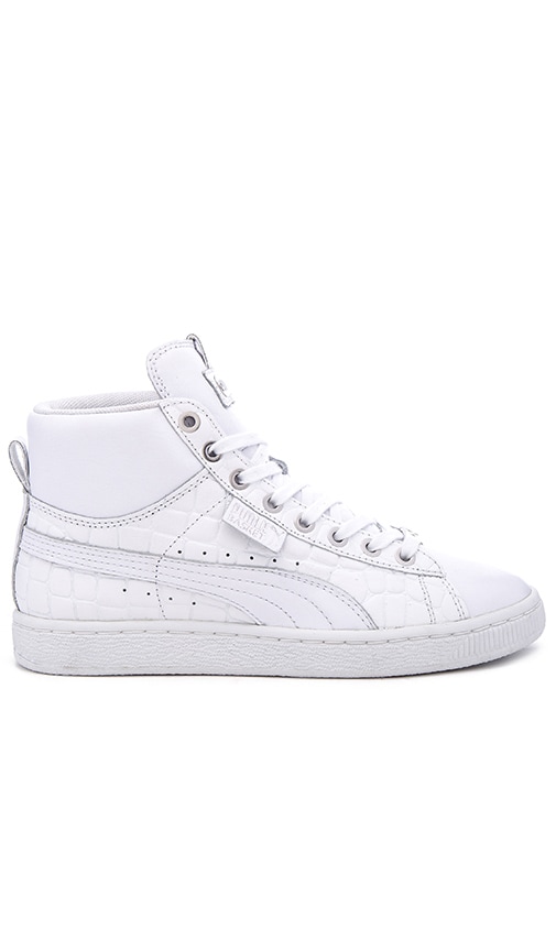 puma silver high tops