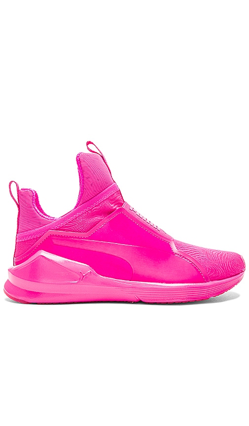 bright pink puma shoes