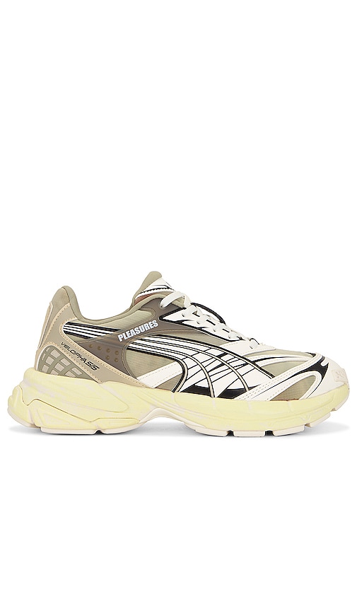 Puma Select X Pleasures Velophasis Overdyed Sneaker in Grey