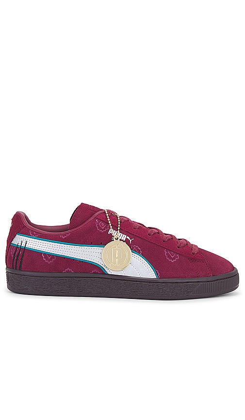 Puma Select x One Piece Suede in Burgundy