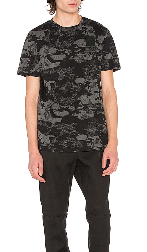 Puma Select x Trapstar Logo Tee in Puma Black Camo REVOLVE